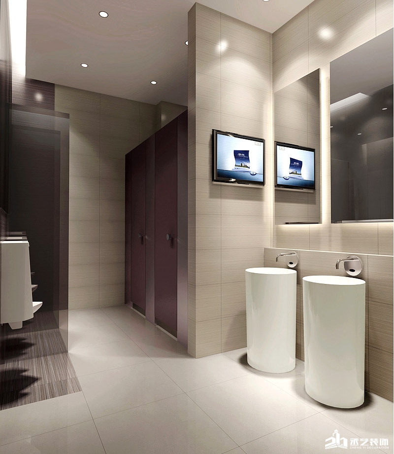 科匯金谷辦公樓裝修設計 洗手間裝修