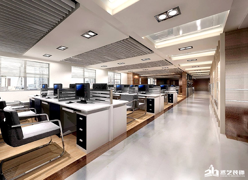 中國京安辦公樓裝修 公共辦公設計